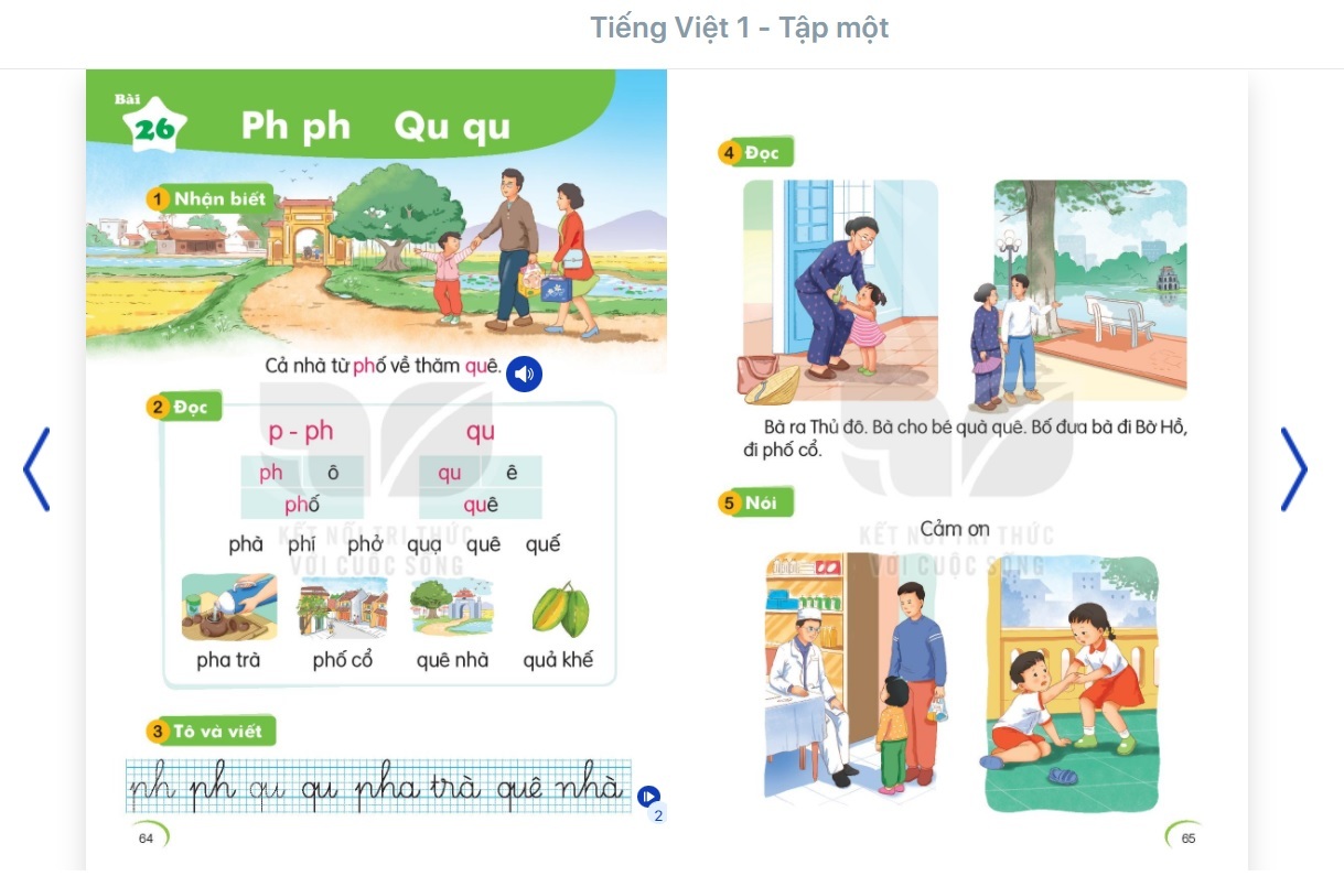 Chủ biên đứng tên 2 bộ SGK, 2 cách dạy chữ P khác nhau