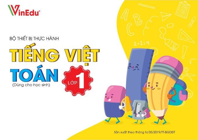 Bộ Thiết Bị Toán và Tiếng Việt lớp 1